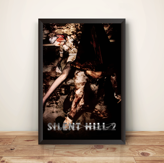 Pyramid Head X Nurse Silence Hill 2 SH2 Premium Poster (Vectorized Design)