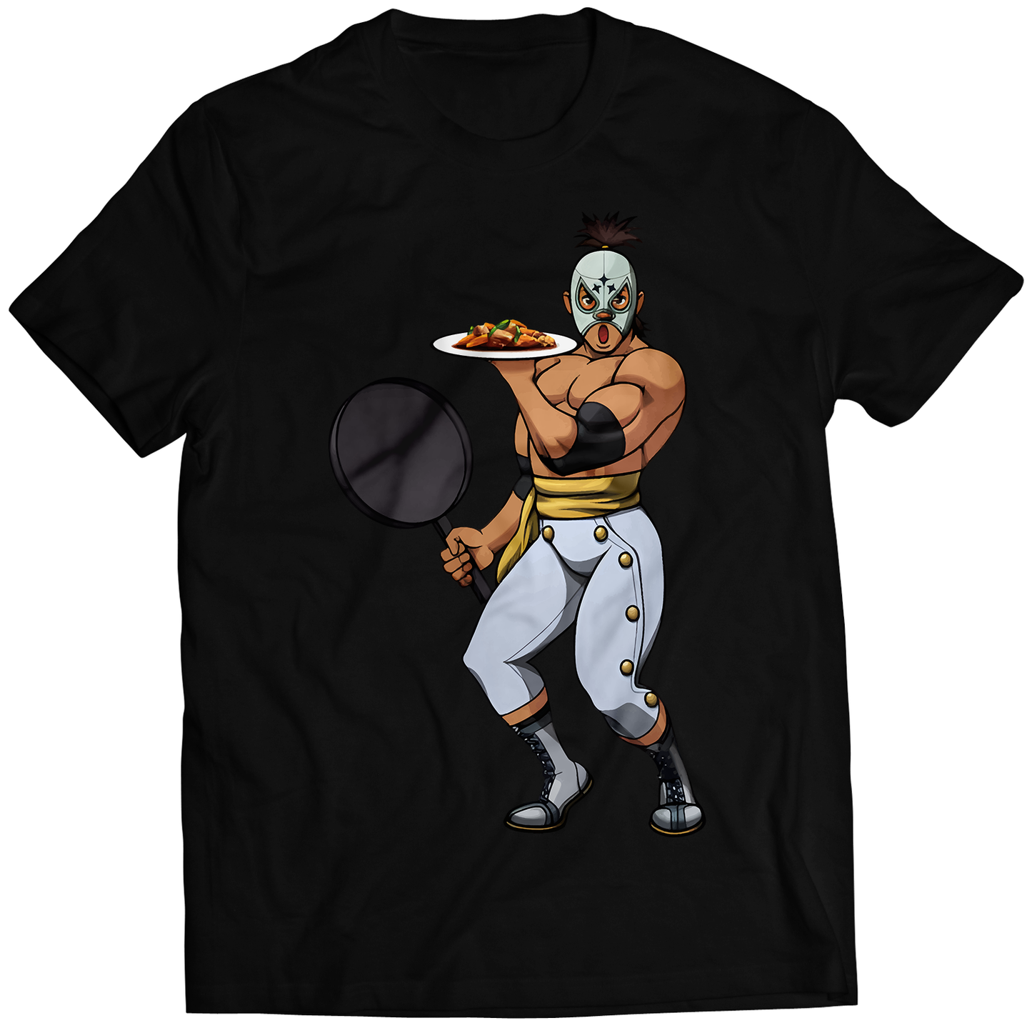 El Fuerte Street-Food-Fighter Premium Unisex T-shirt (Vectorized Design)