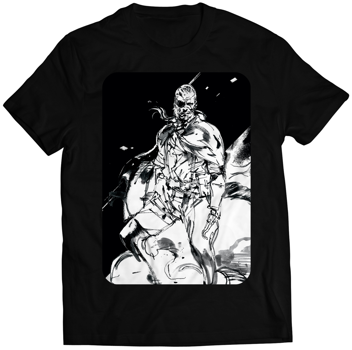Dramatic Big Boss V2 MGS5 Premium Unisex T-shirt (Vectorized Design)