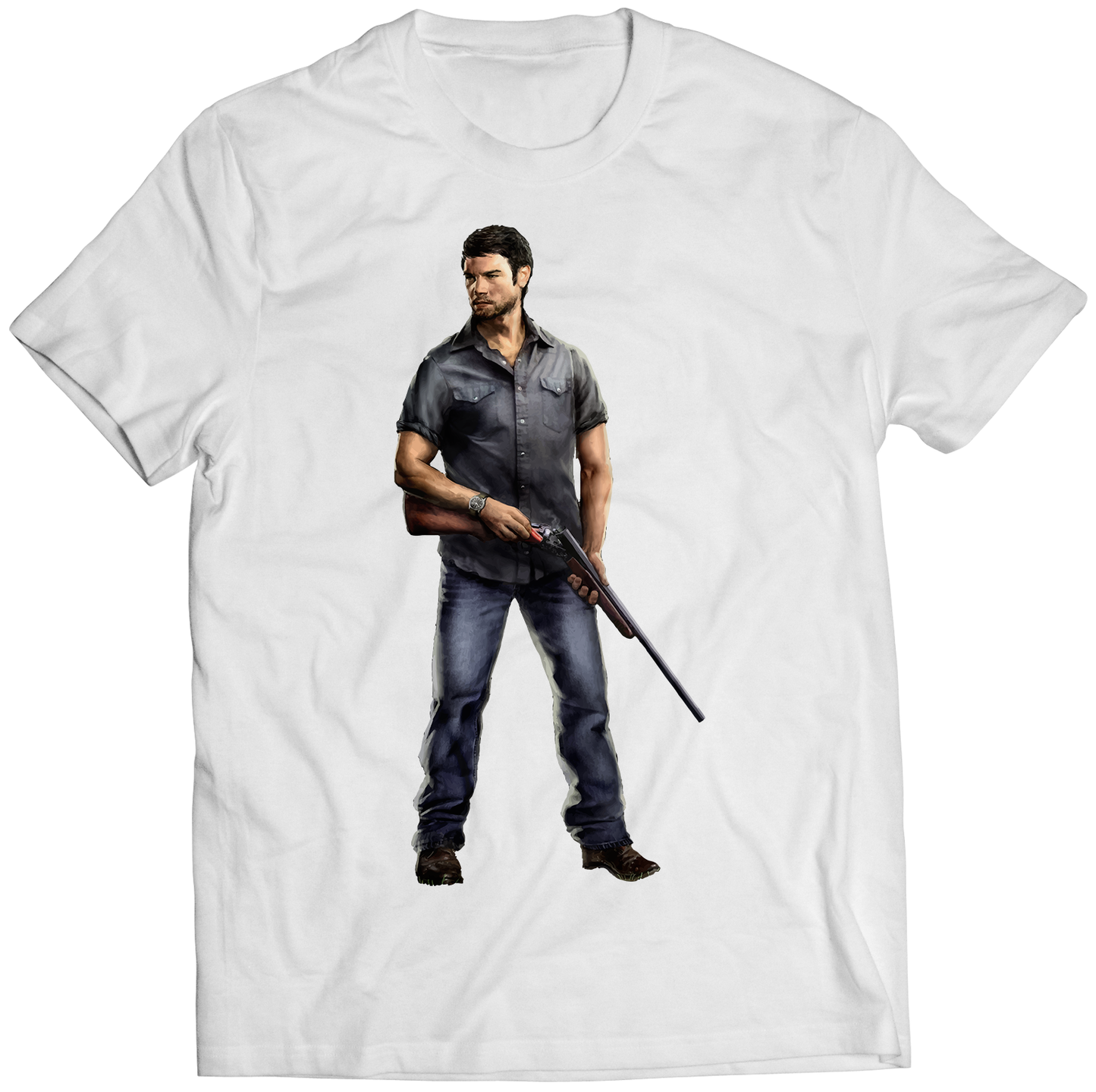 Joel Miller Concept TLOU Premium Unisex T-shirt (Vectorized Design)
