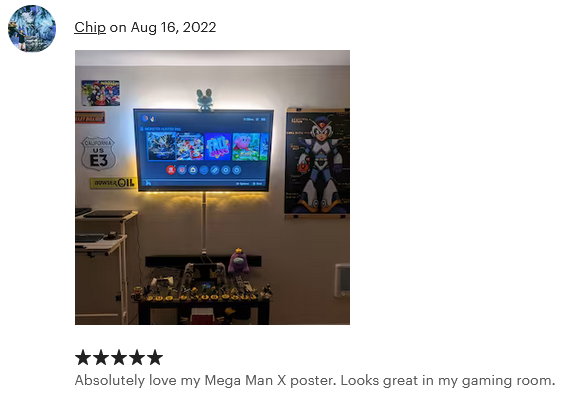 Mega Boy X Fully Upgraded Premium Poster.