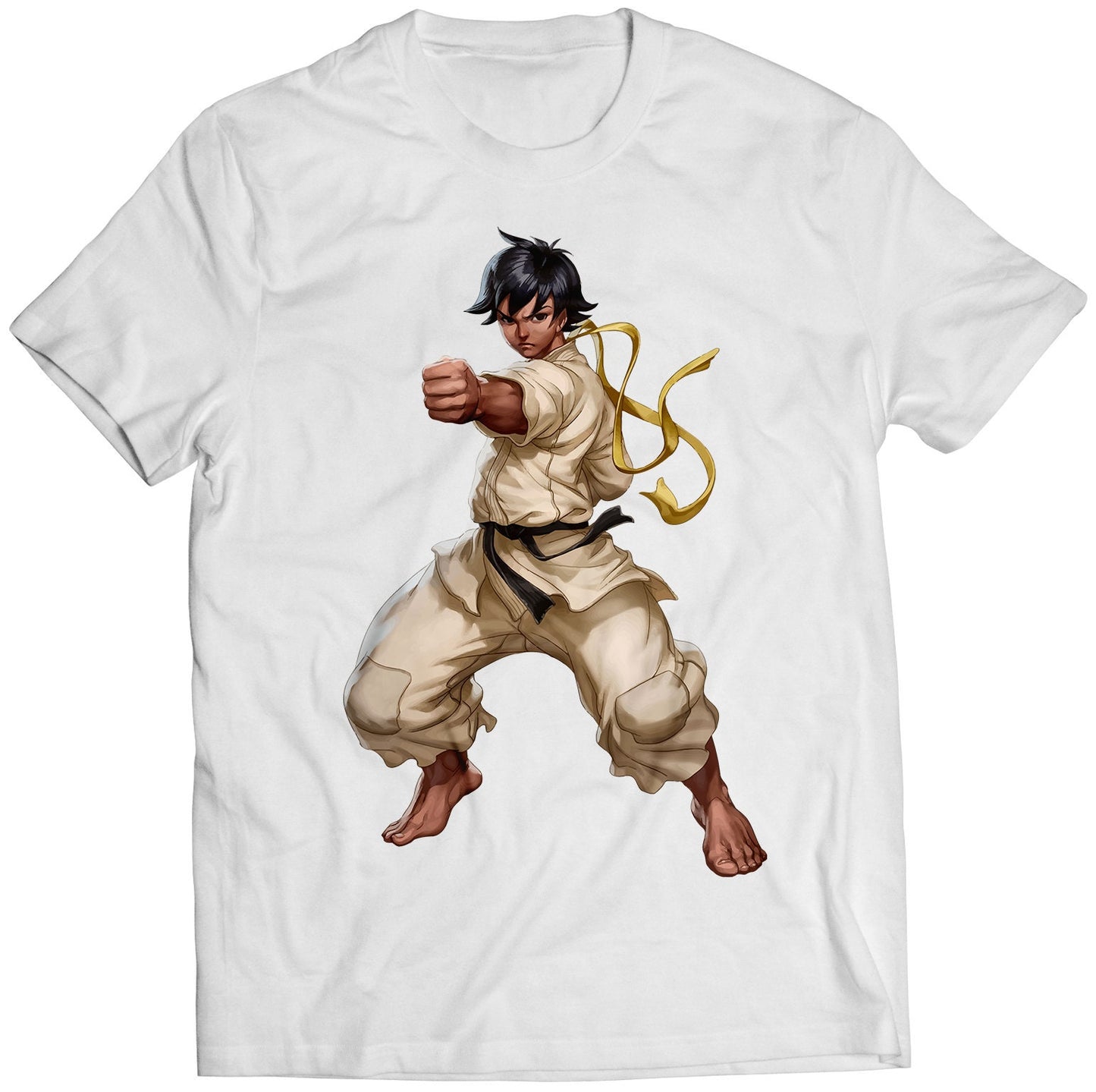 Makoto 3S Street Fighting 3rd Strike OE Online Edition Premium Unisex T-shirt (Vectorized Design)