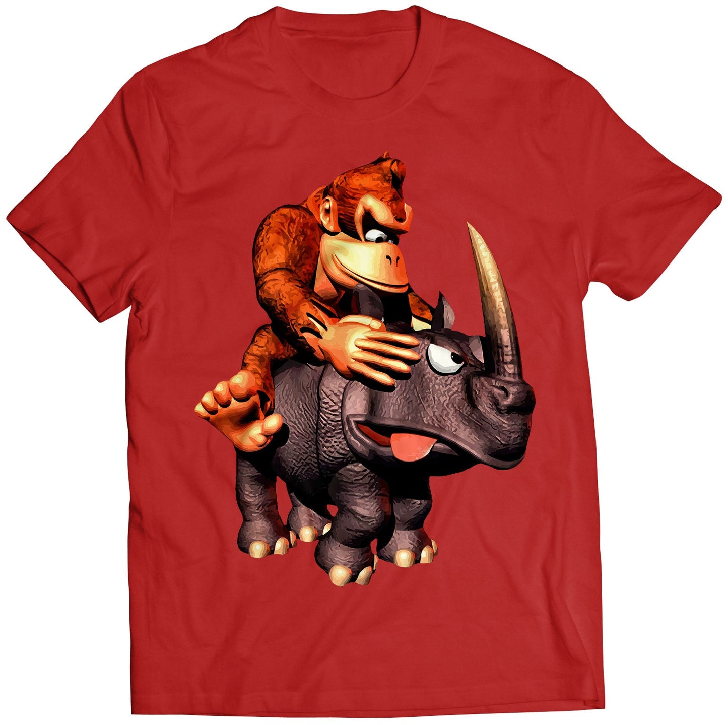 DK Riding Rambi Premium Unisex T-shirt (Vectorized Design)
