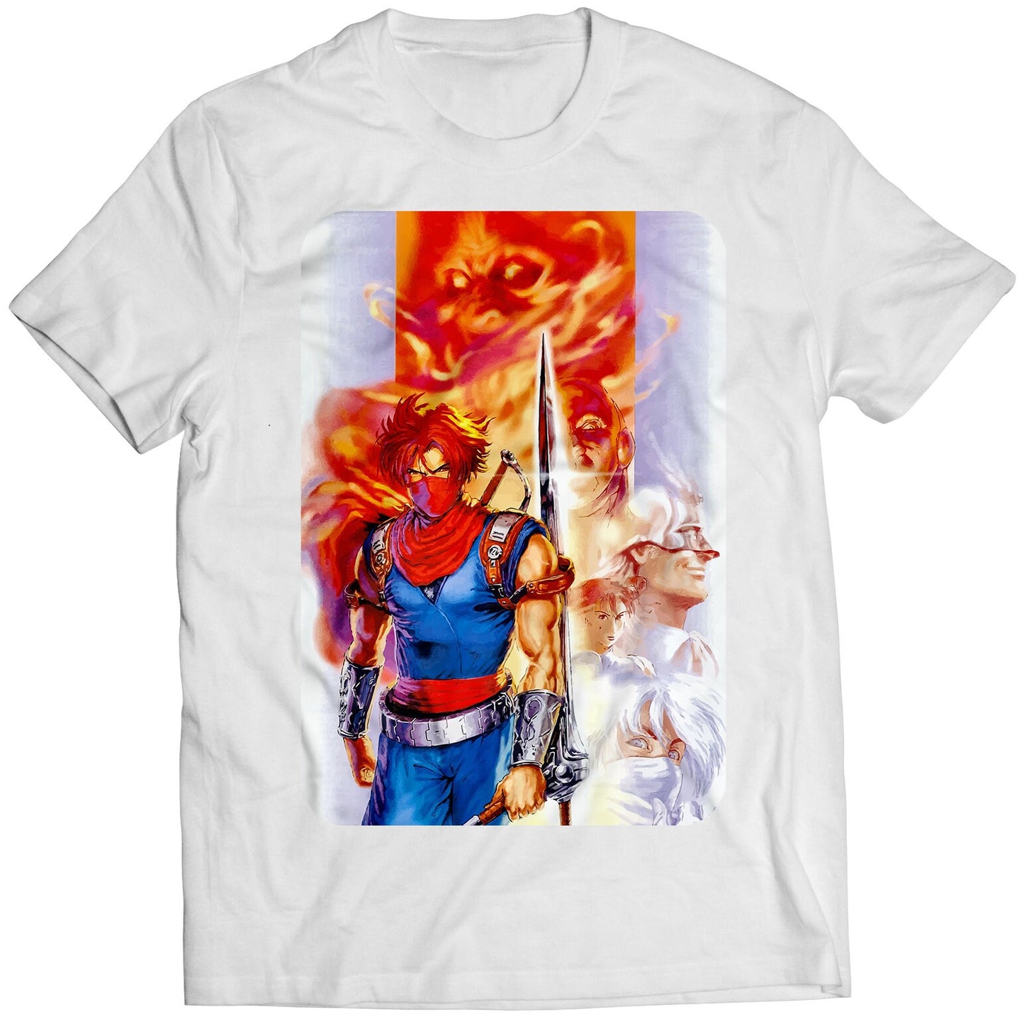 Str!der Arcade Flyer Premium Unisex T-shirt (Vectorized Design)