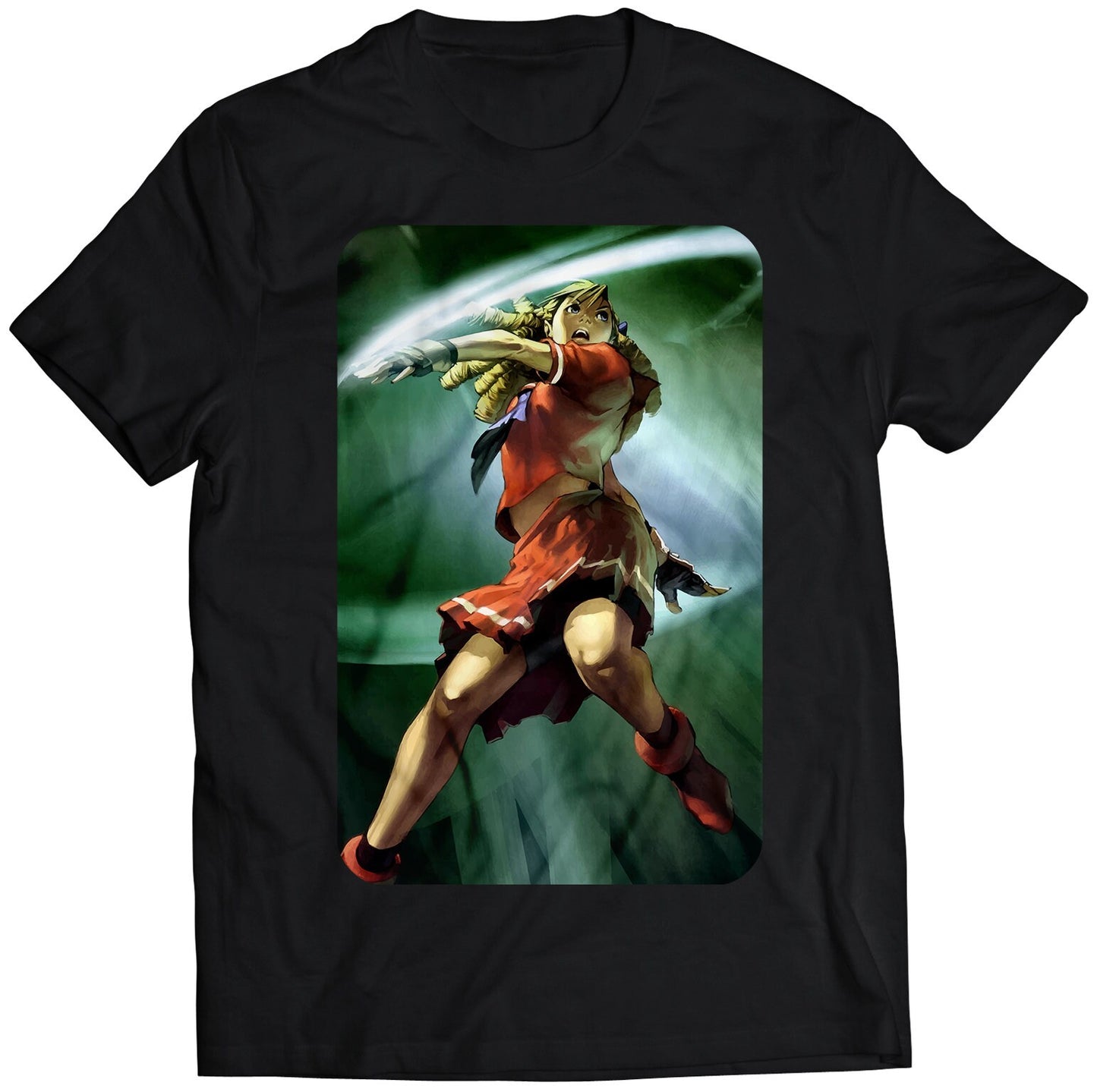 Karin Street Fighting Comic Premium Unisex T-shirt (Vectorized Design)