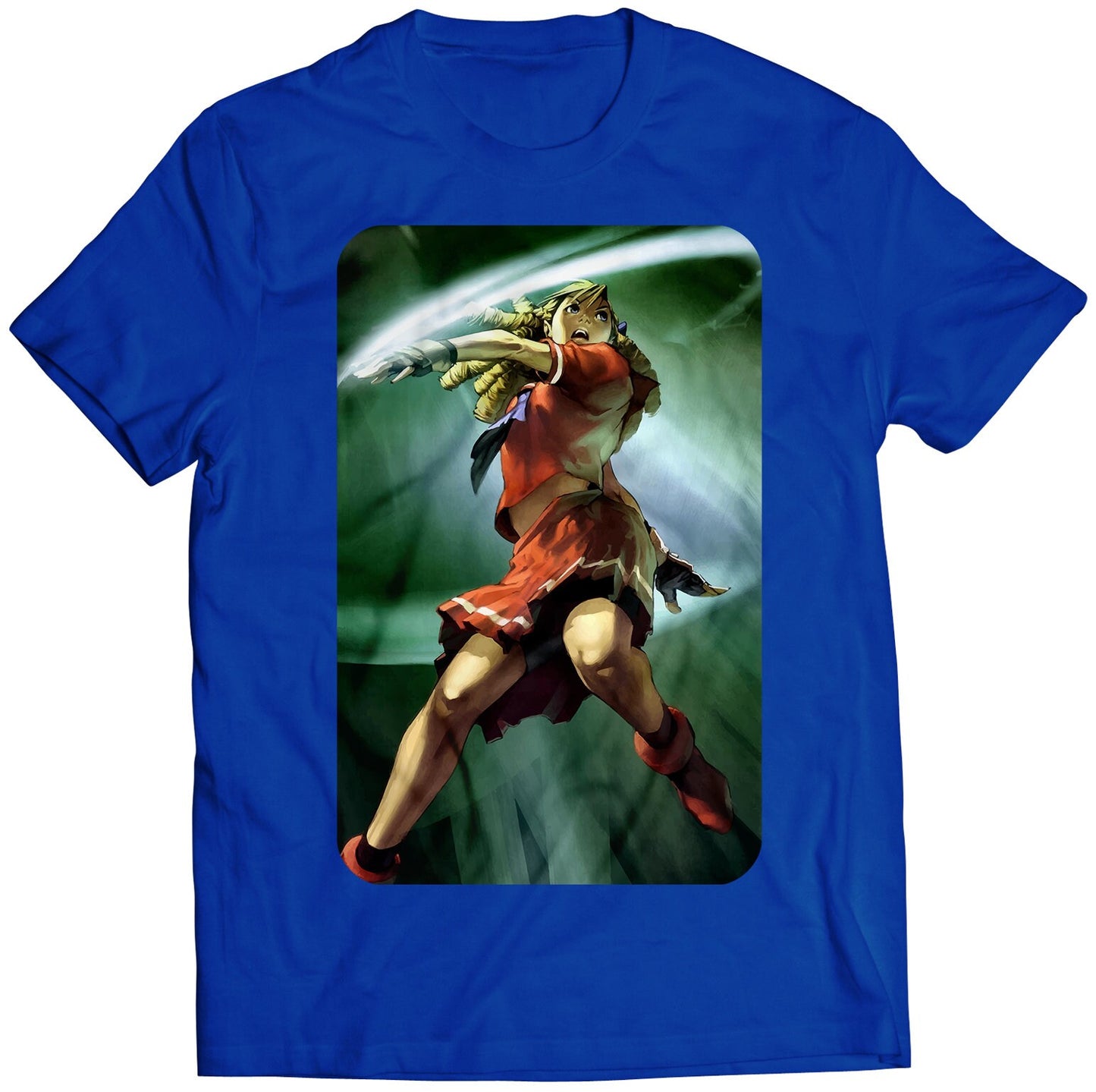Karin Street Fighting Comic Premium Unisex T-shirt (Vectorized Design)