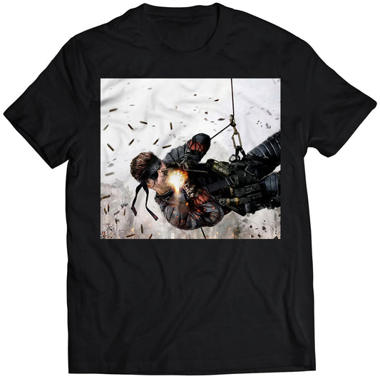 Big Boss PewPew MGS Snake Peace Walker Premium Unisex T-shirt (Vectorized Design)