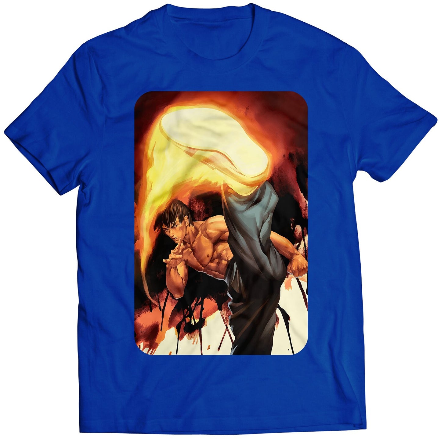 Fei Long Street Fighter Comic Premium Unisex T-shirt (Vectorized Design)