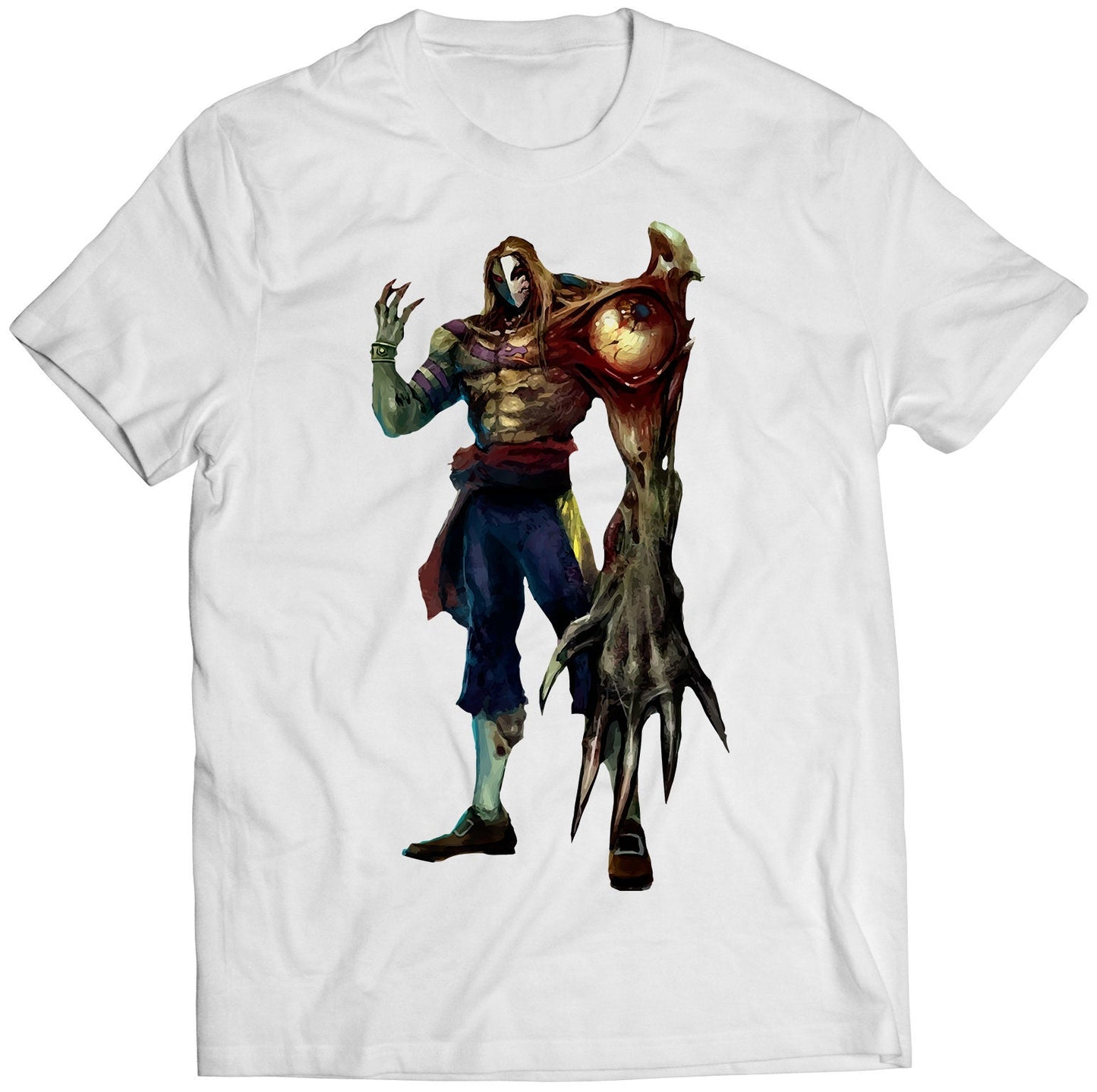 Vega Balrog Resident Zombie Street Evil Fighter Premium Unisex T-shirt (Vectorized Design)