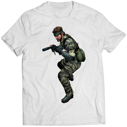 Big Boss Render MGS Snake Eater Premium Unisex T-shirt (Vectorized Design)