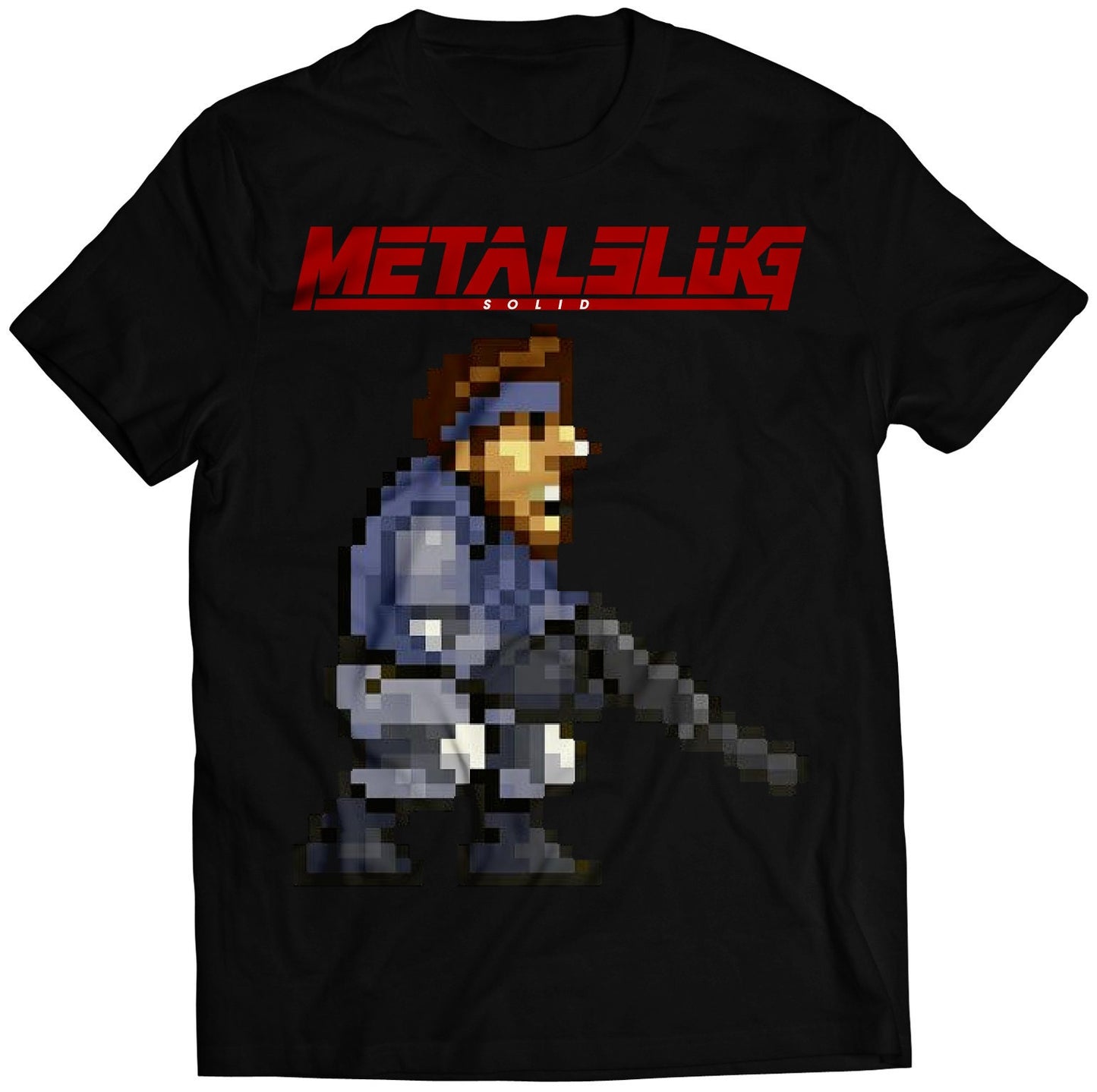 Metal Slug Solid Snake Premium Unisex T-shirt.