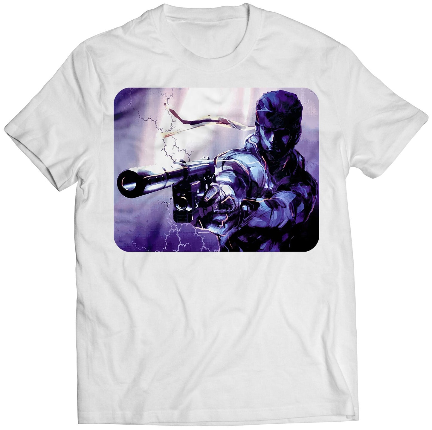 MGS Snake Sons Of Liberty Cover V2 Premium Unisex T-shirt (Vectorized Design)