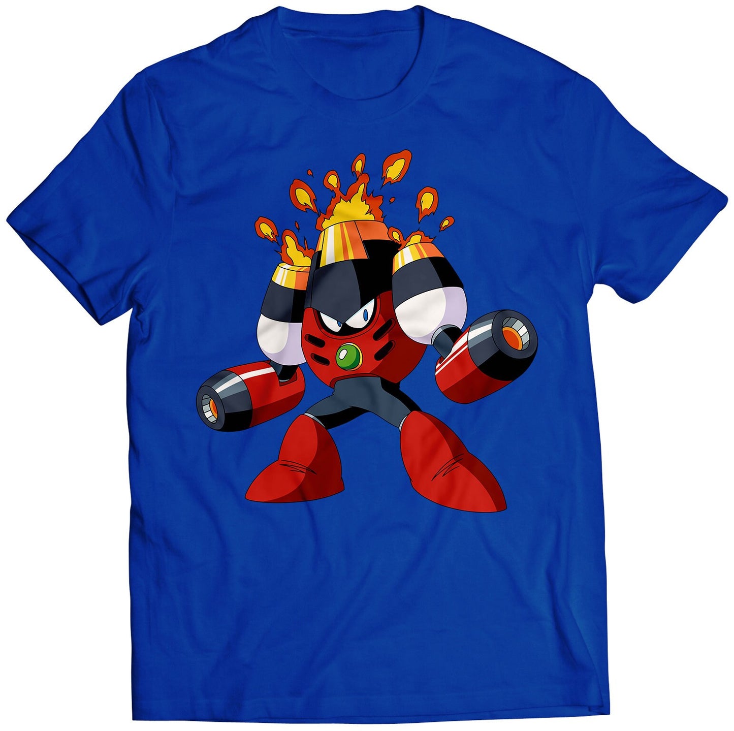 Magma Mega Boy Rockman Premium Unisex T-shirt (Vectorized Design)