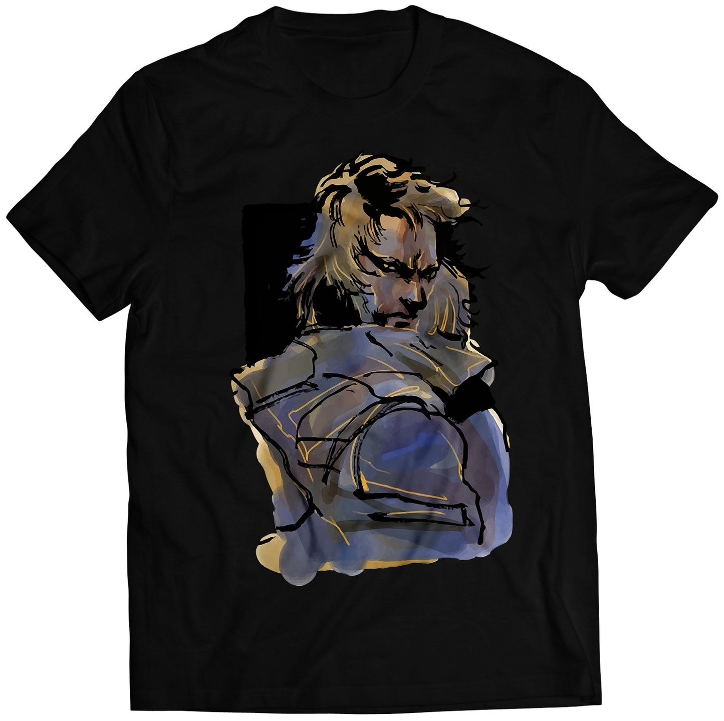 Liquid Snake Rare MGS Premium Unisex T-shirt (Vectorized Design)