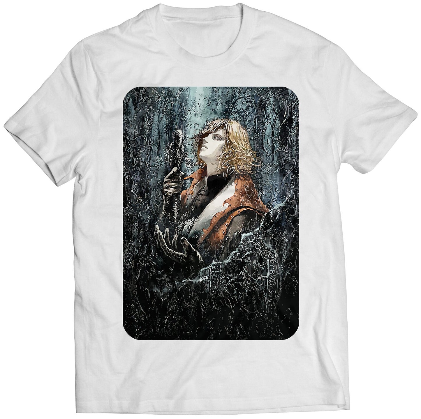 Castle Vania Lament of Innocence Cover V1 Premium Unisex T-shirt (Vectorized Design)