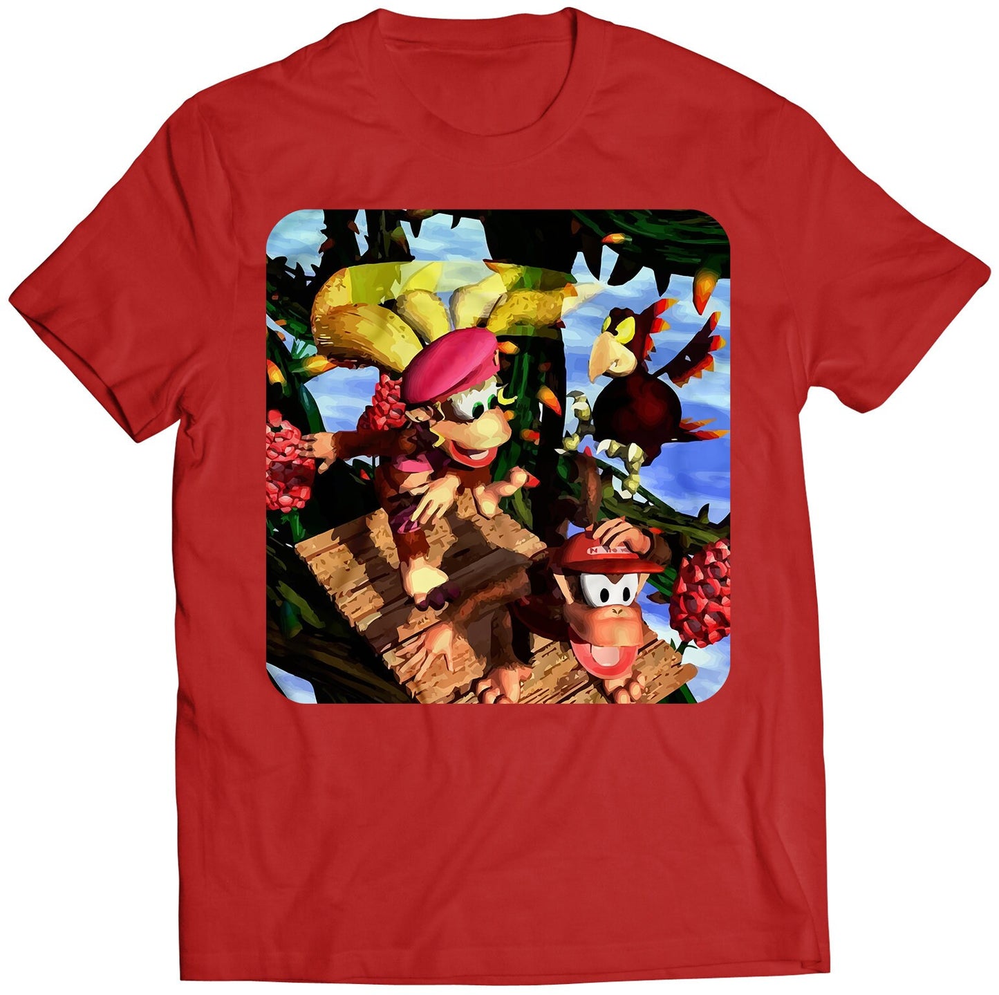 DKC2 Promo Cover V11 Premium Unisex T-shirt (Vectorized Design)