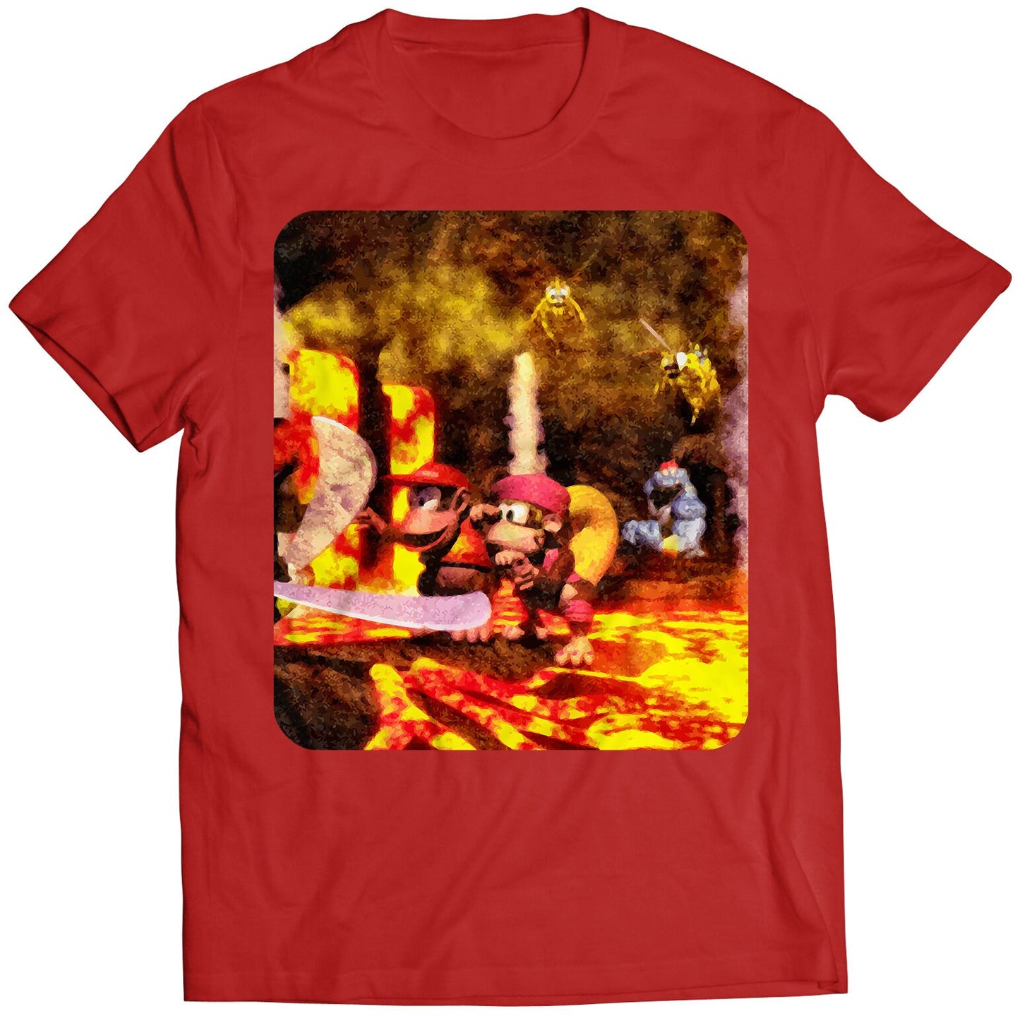 DKC2 Promo Cover V14 Premium Unisex T-shirt (Vectorized Design)