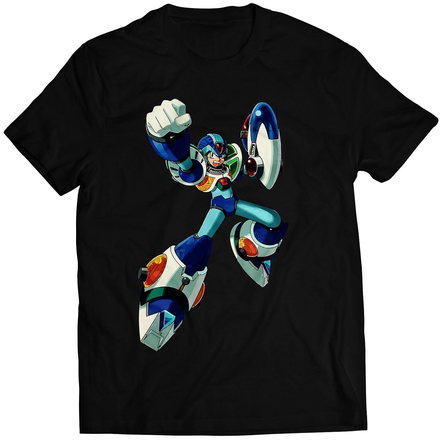 Mega Boy Rockman Form3 Premium Unisex T-shirt (Vectorized Design)
