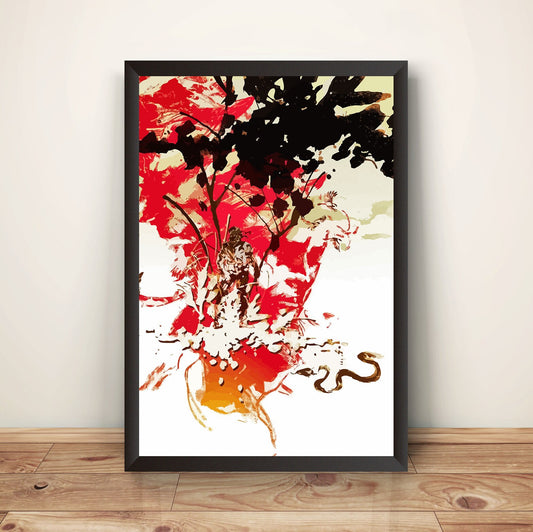 Big Boss Nakedsnake V2 MGS Snake Eater Premium Poster (Vectorized Design)