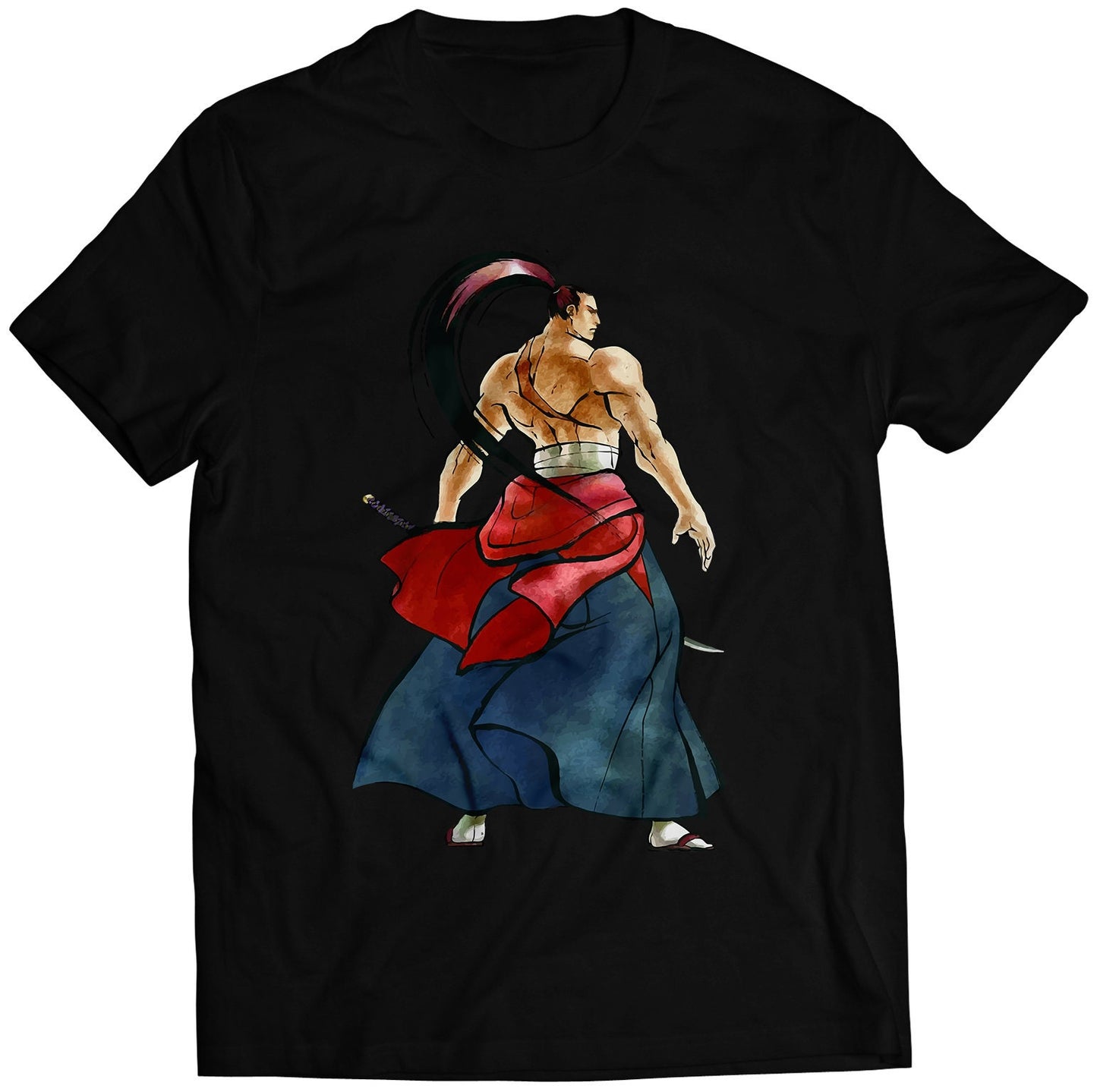 Genjuro Samurai Sen Premium Unisex T-shirt (Vectorized Design)