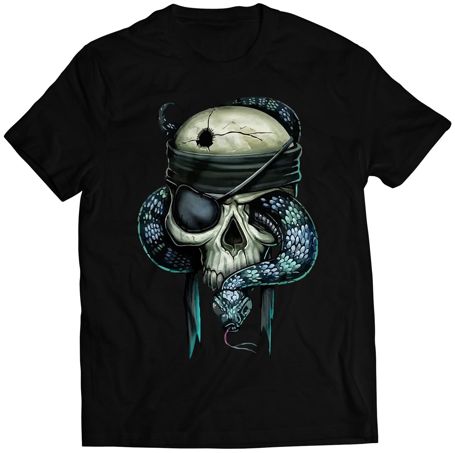 Outer Heaven Skull V2 MGS Premium Unisex T-shirt (Vectorized Design)