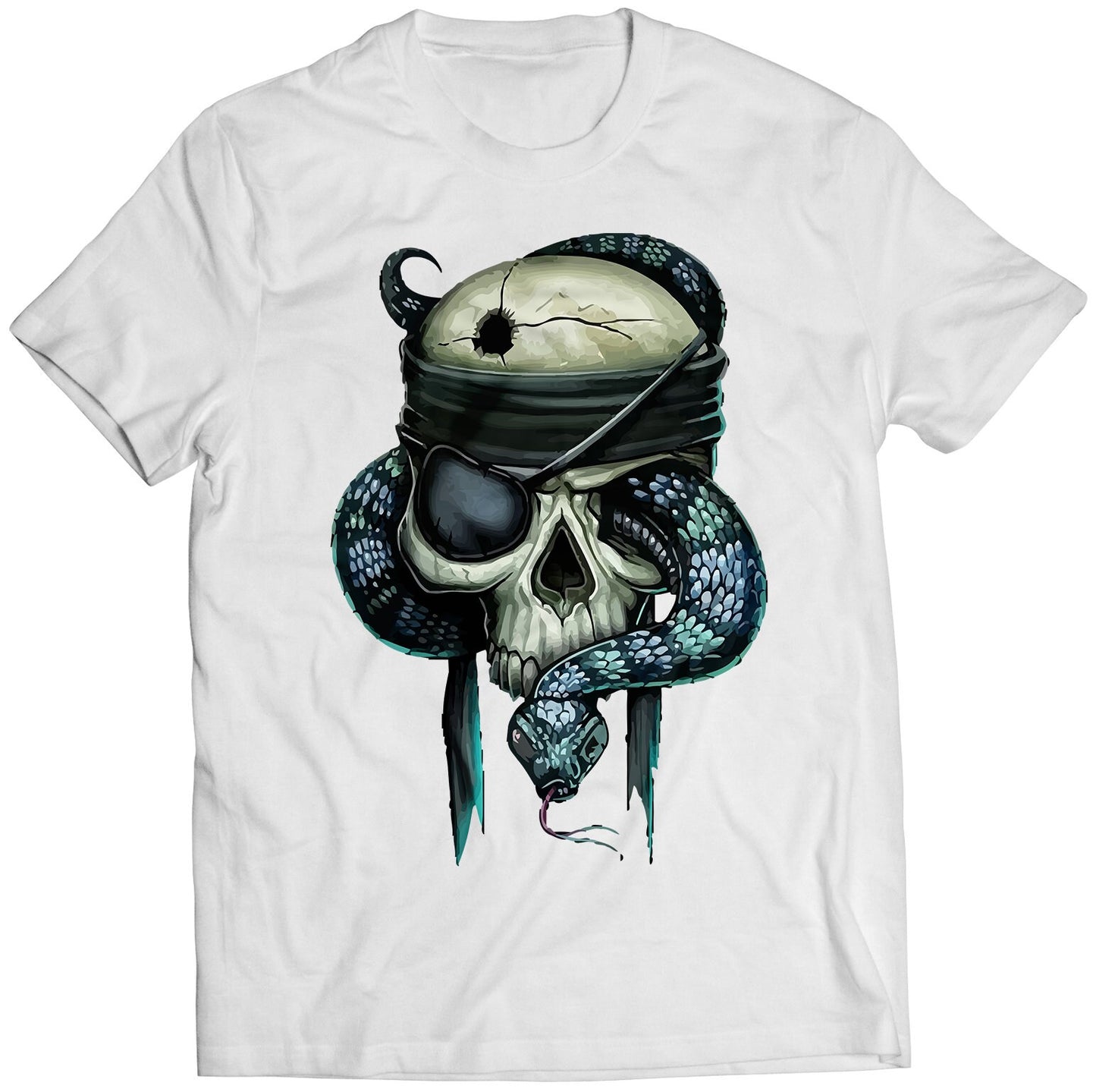 Outer Heaven Skull V2 MGS Premium Unisex T-shirt (Vectorized Design)