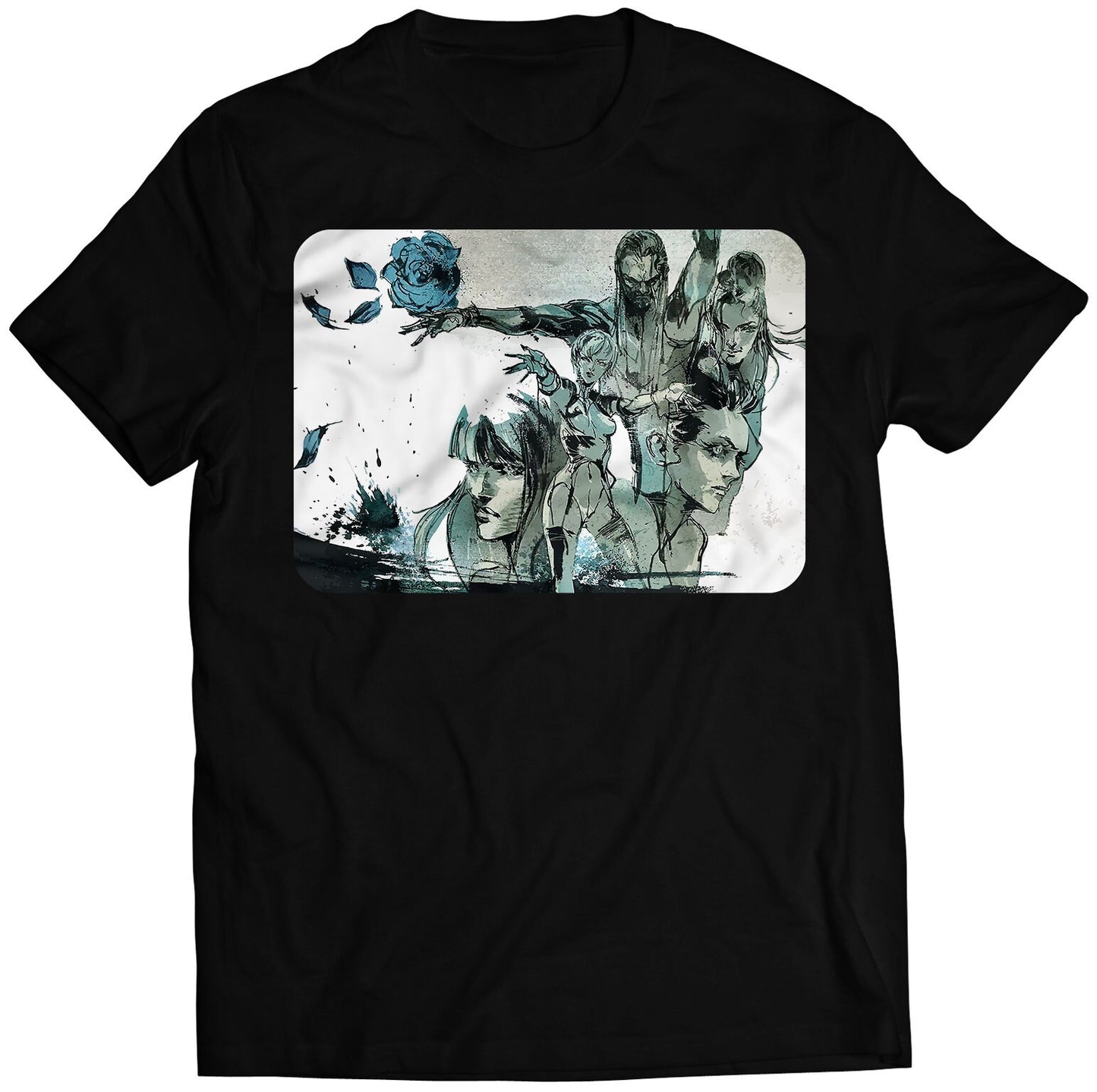 MGS 4 Villains Premium Unisex T-shirt (Vectorized Design)