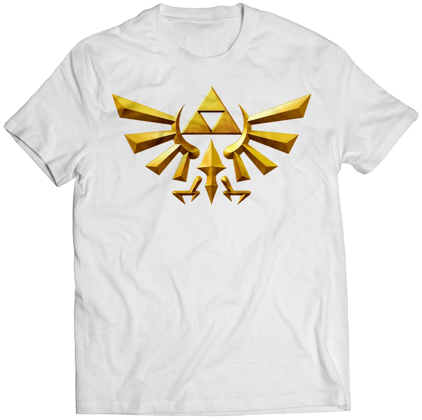 Golden triple force Crest Premium Unisex T-shirt (Vectorized Design)