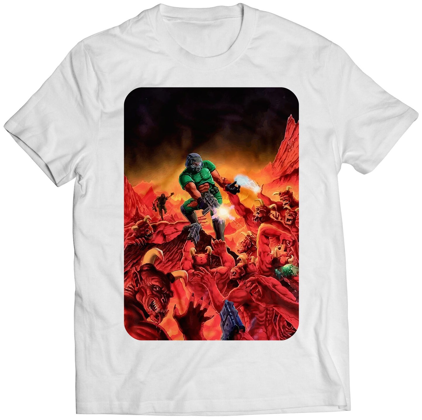 OG D00M Cover Premium Unisex T-shirt (Vectorized Design)
