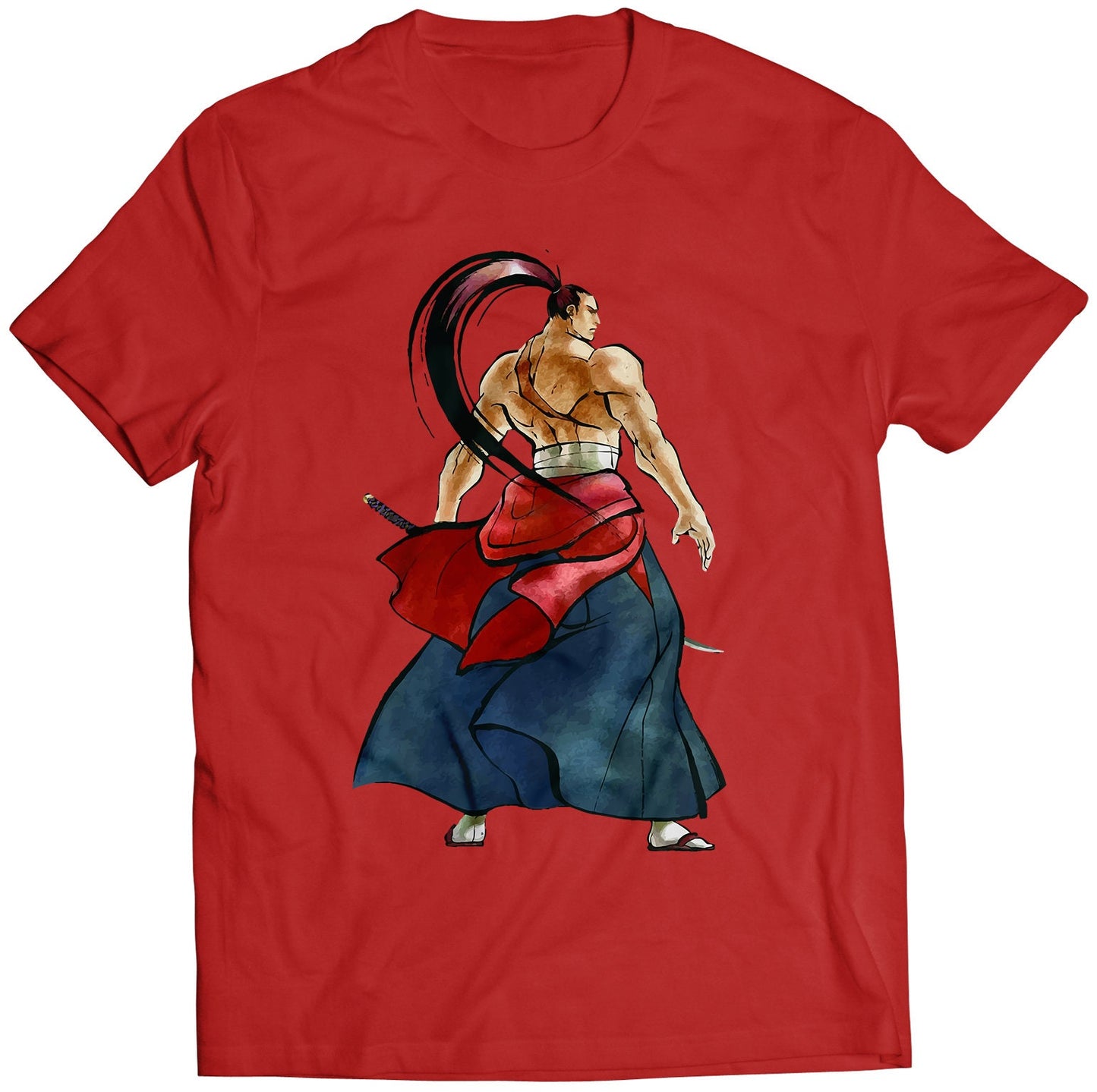 Genjuro Samurai Sen Premium Unisex T-shirt (Vectorized Design)