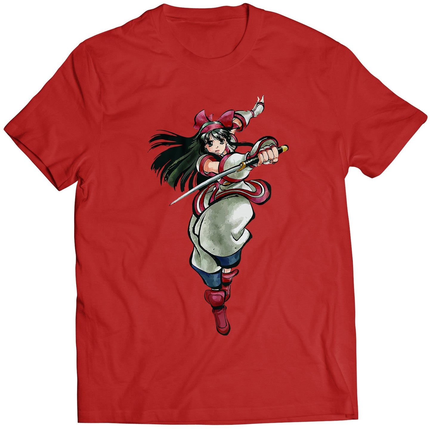 Nakoruru Samurai Sen Premium Unisex T-shirt (Vectorized Design)