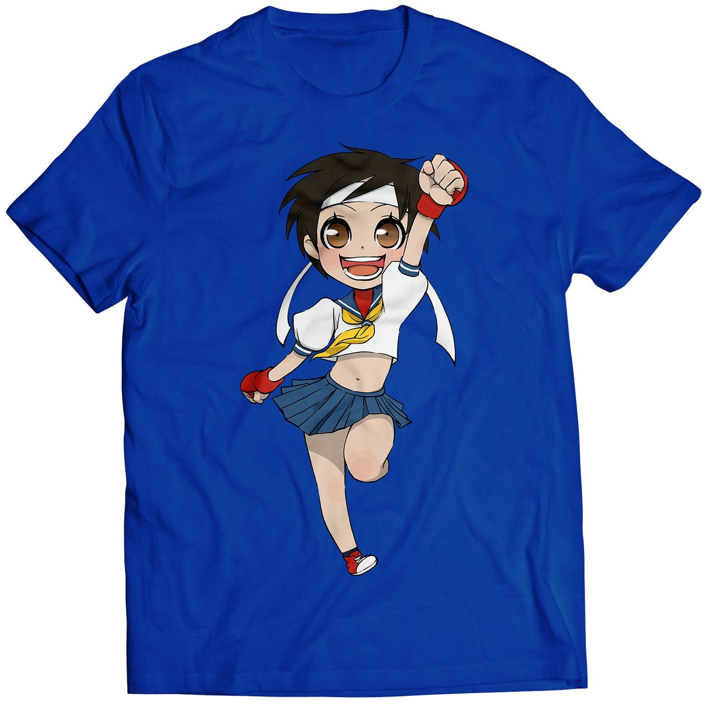 Chibi Sakura Ultra SF4 Premium Unisex T-shirt (Vectorized Design)