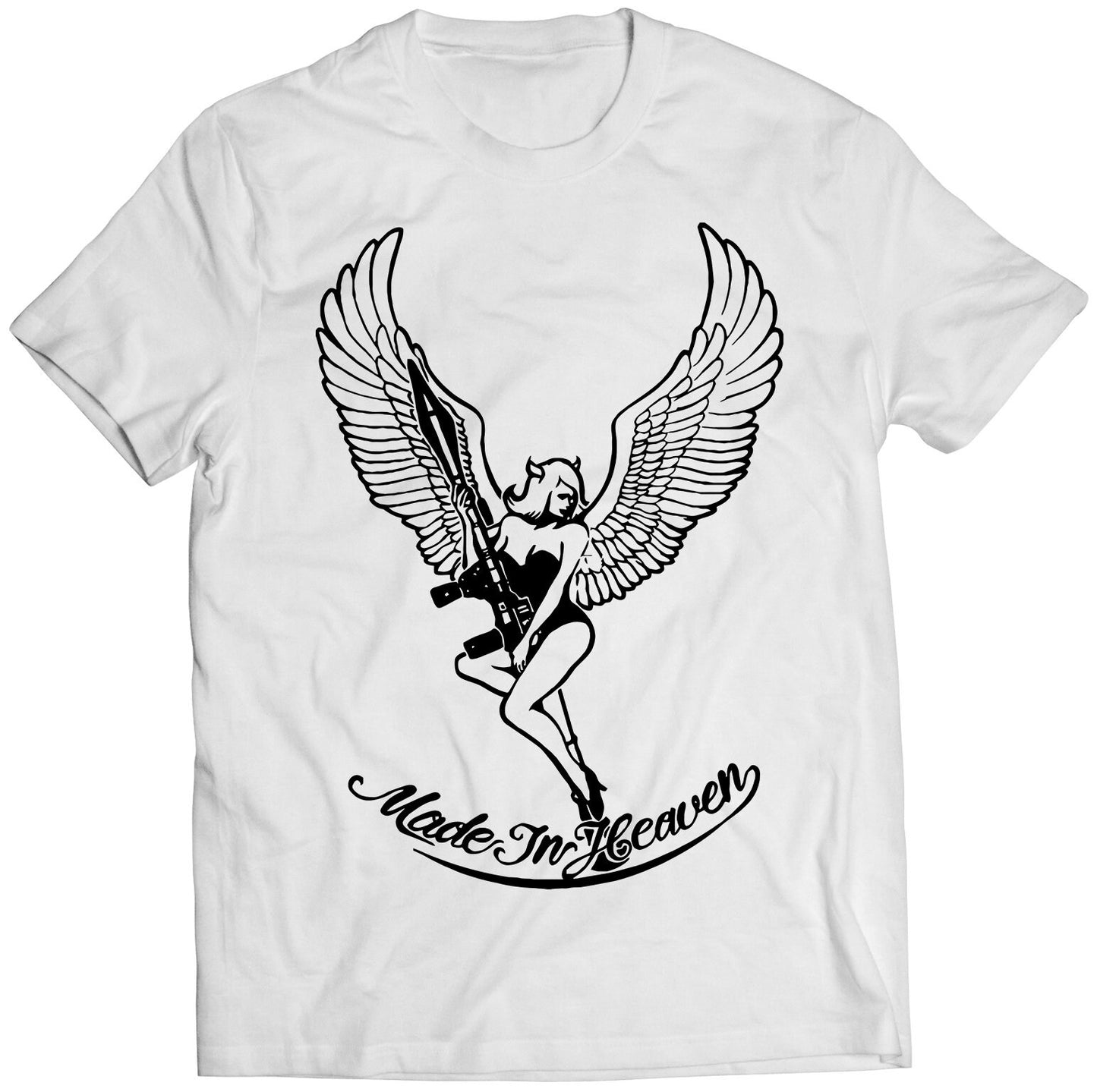 Made In Heaven Dark Residence Evil Biohazard Premium Unisex T-shirt (Vectorized Design)