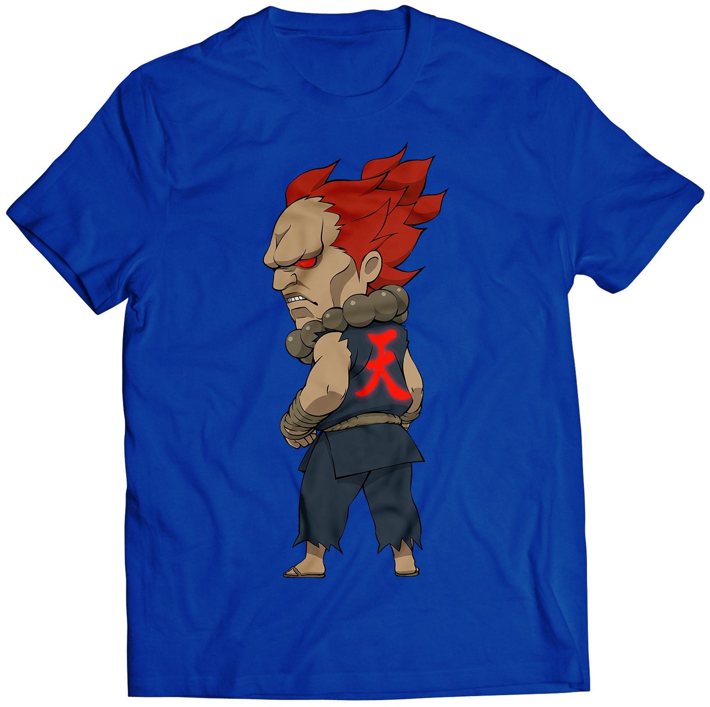 Chibi Akuma Gouki Ultra SF4 Premium Unisex T-shirt (Vectorized Design)