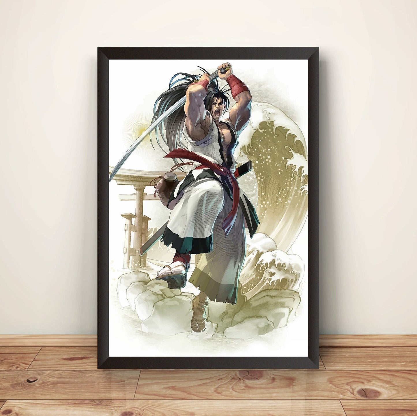 Haohmaru Slash Premium Poster (Vectorized Design)