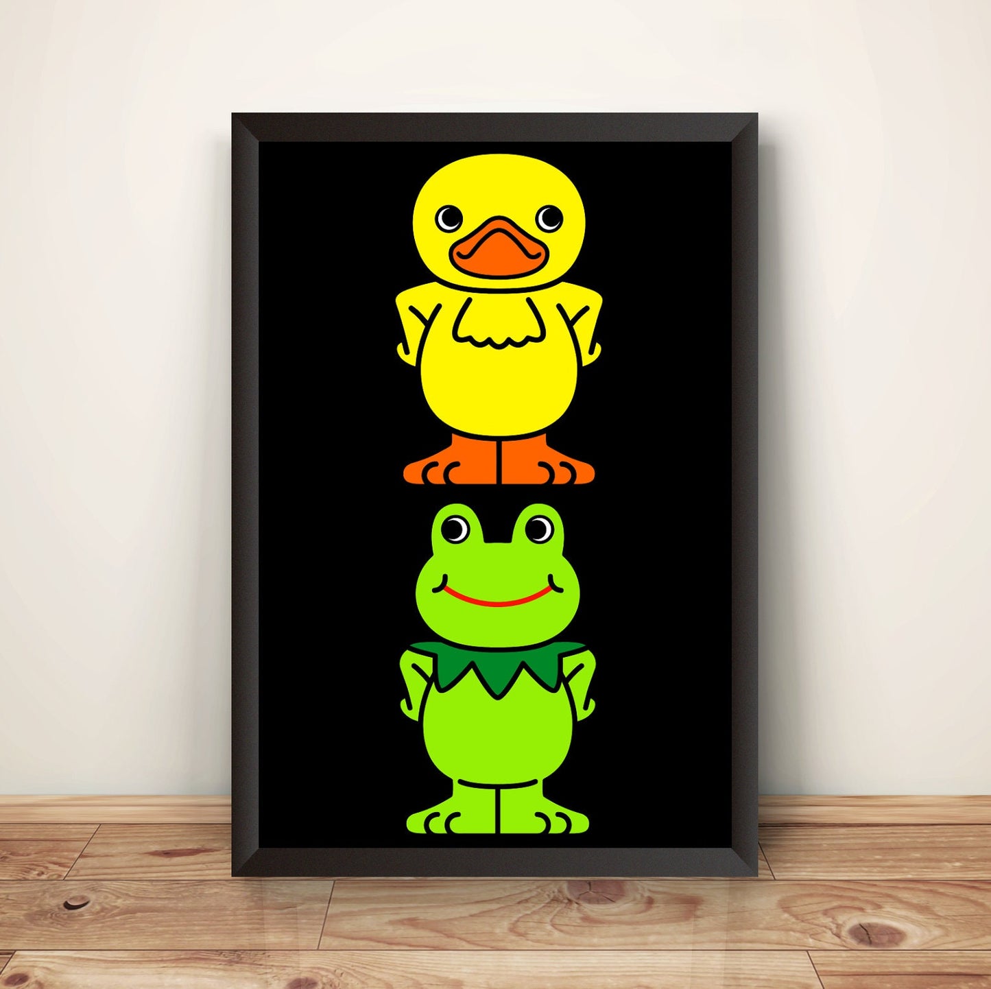 Ga-ko & Kerotan MGO Frog Metal Gear Online Premium Poster (Vectorized Design)