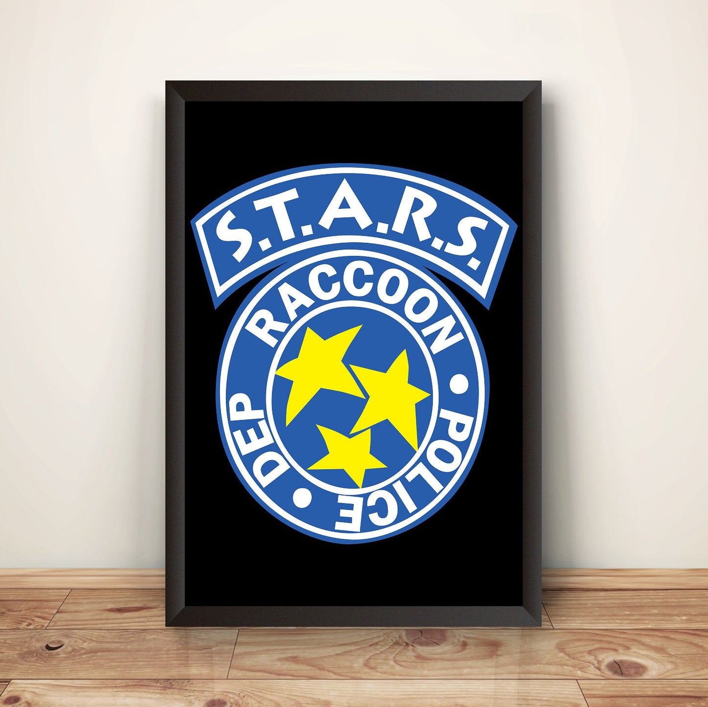 Raccon City P0lice STARS Residence Evil Premium Poster (Vectorized Design)