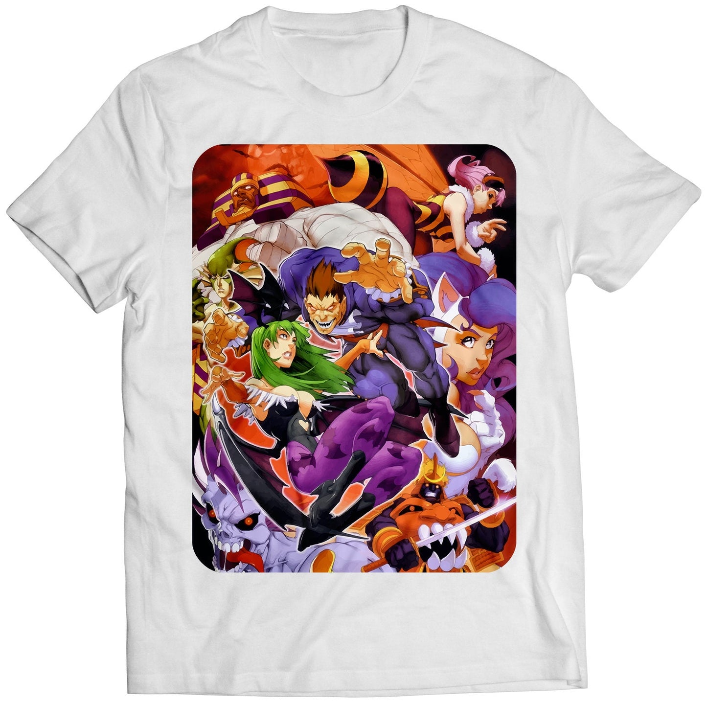 Vampire Daarkstalkers Comic Cover V1 Premium Unisex T-shirt (Vectorized Design)