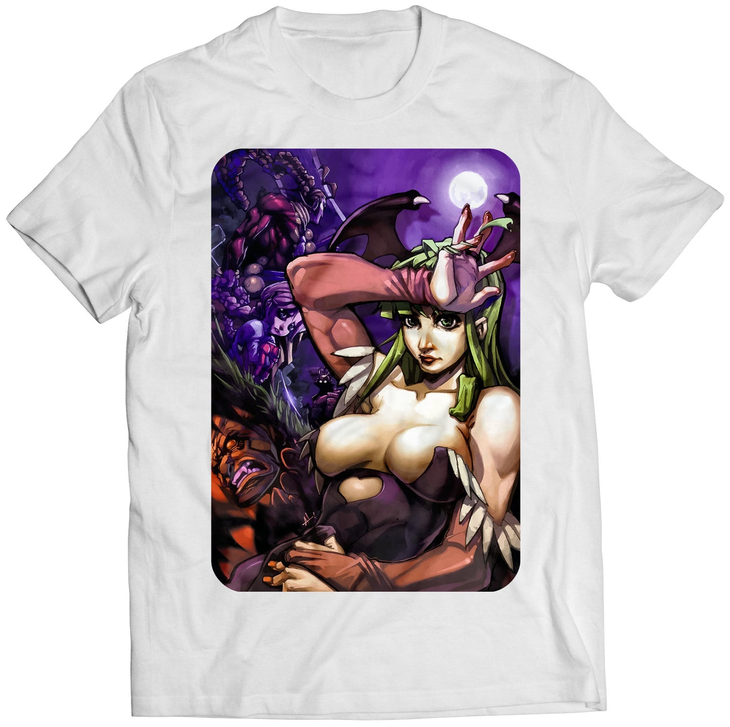 Vampire Daarkstalkers Comic Cover V5 Premium Unisex T-shirt (Vectorized Design)