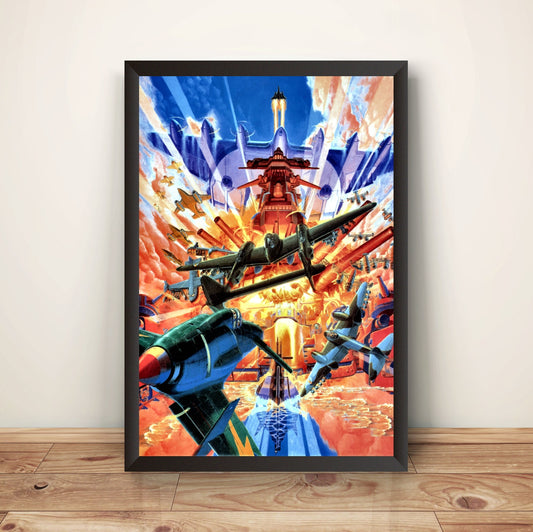 19XX Shmup Cover Premium Poster (Vectorized Design)