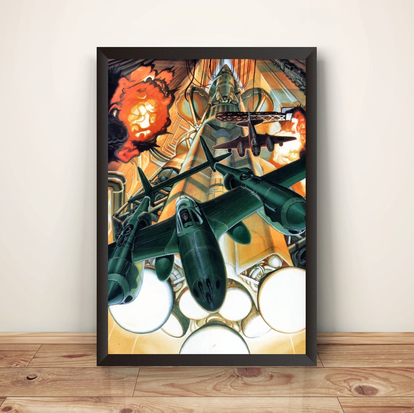 1944 Shmup Cover Premium Poster (Vectorized Design)