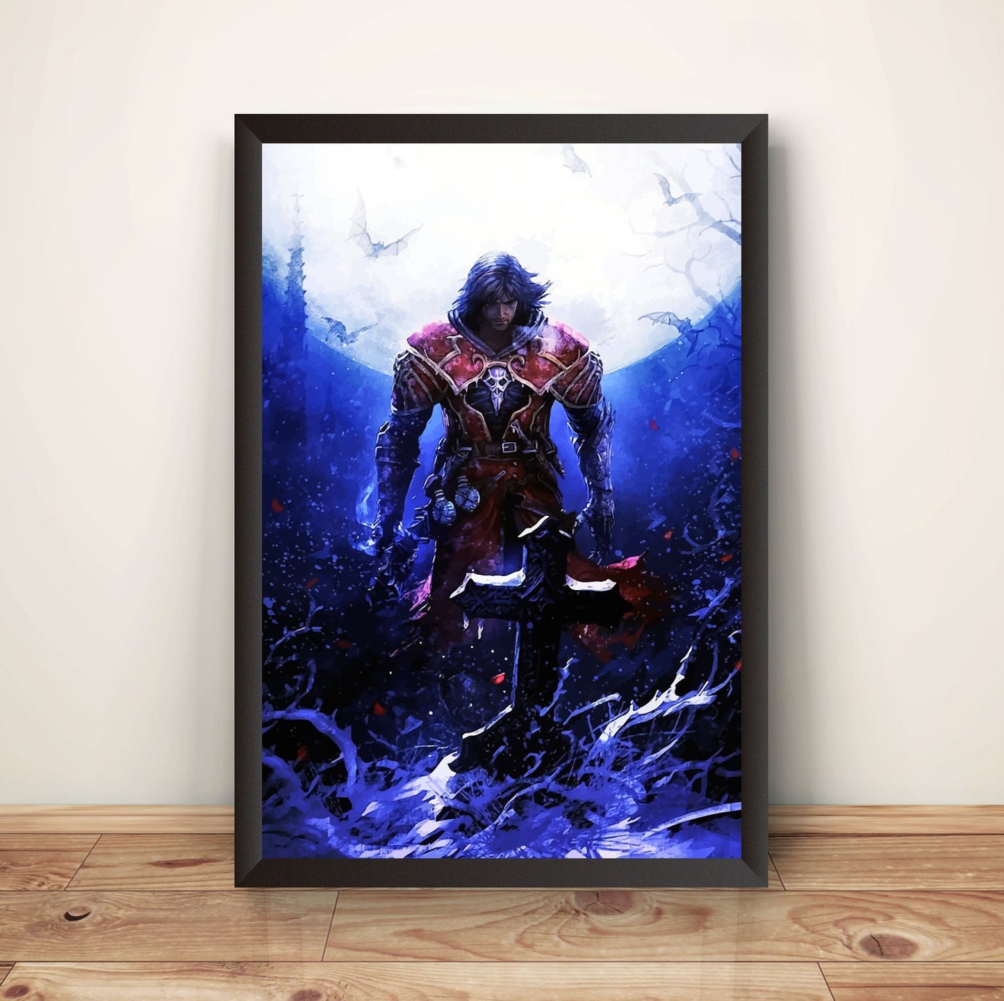 Gabriel Belmont Castle Vania Lords of Shadow Premium Poster (Vectorized Design)