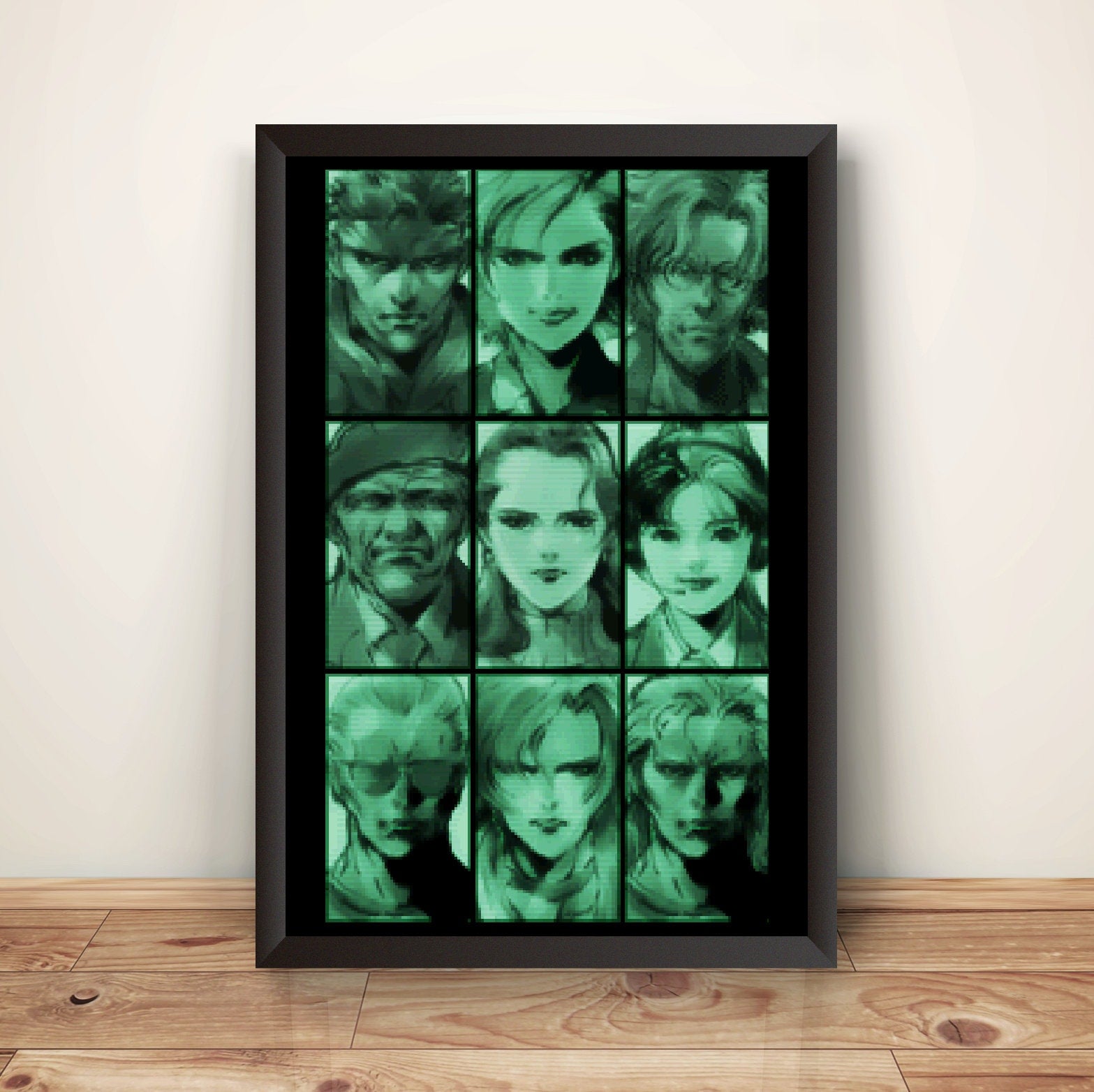 metal gear solid otacon codec MGS Codec Portraits Premium Poster. – GamerGoody.com