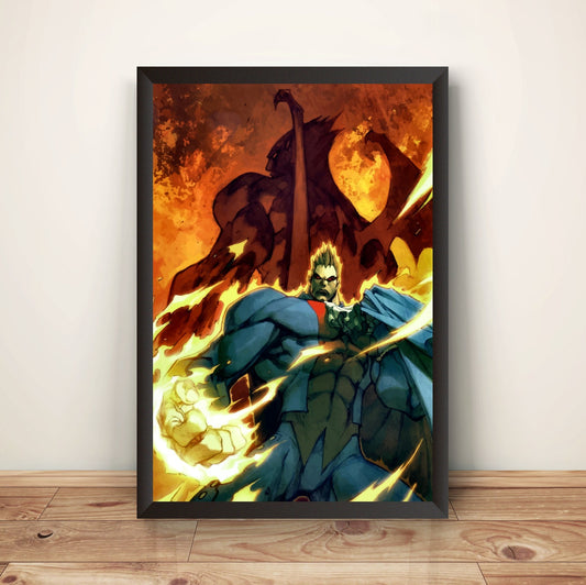 Donovan & Pyron Vampire  Daarkstalkers Comic Premium Poster (Vectorized Design)