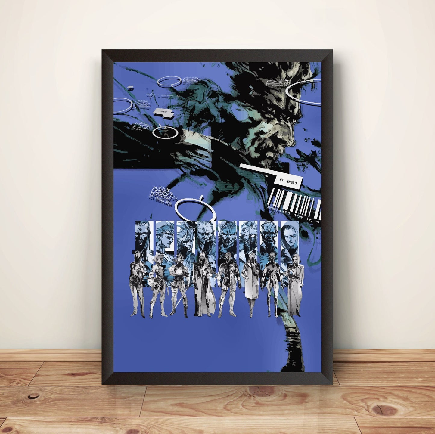 MGS 4 Promotional Cover Premium Poster (Vectorized Design)