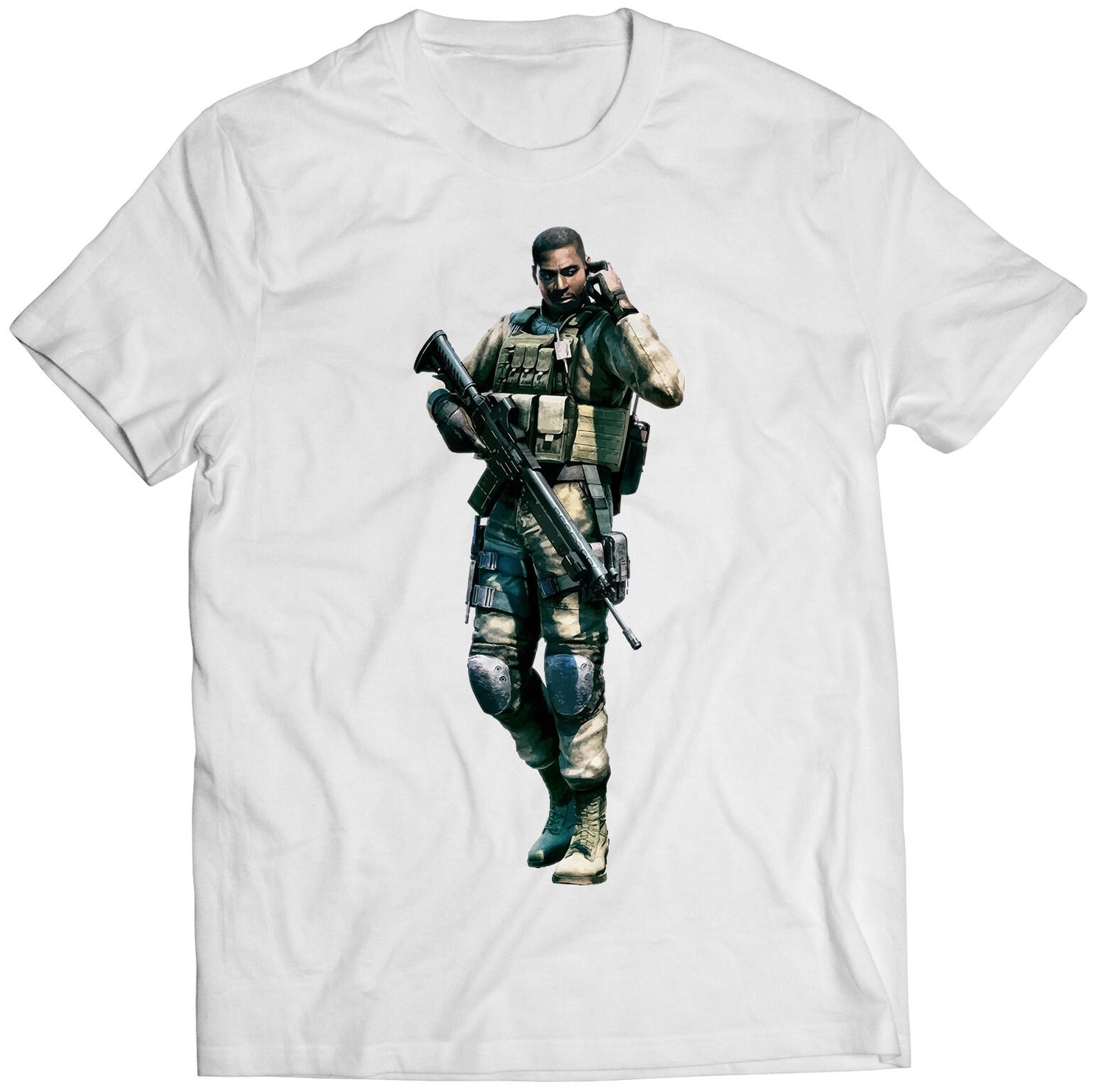Josh V2 Residence Evil Biohazard 5 Premium Unisex T-shirt (Vectorized Design)