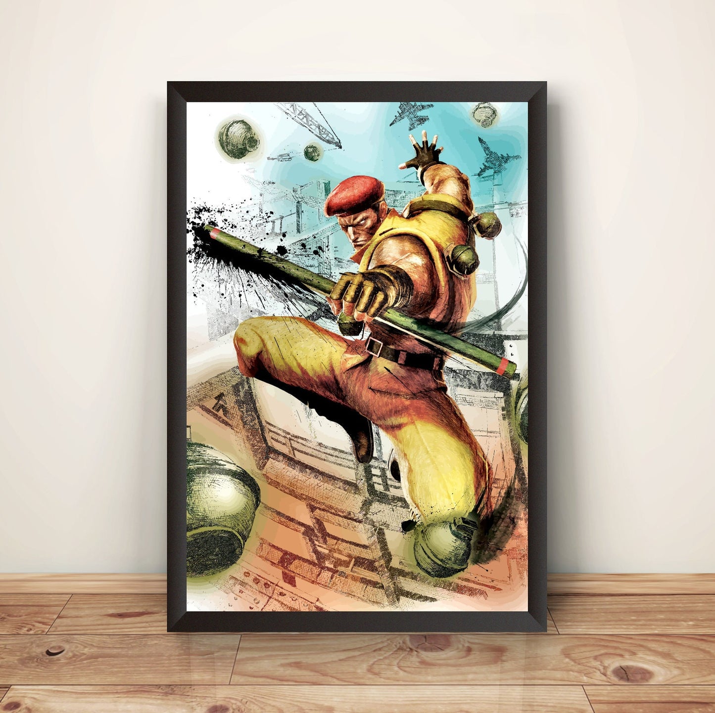 Rolento Ultra SF4 Premium Poster (Vectorized Design)