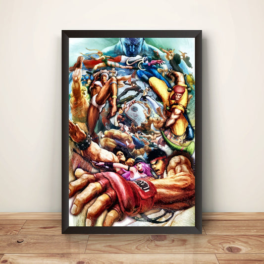 Ultra SF4 Cover Premium Poster (Vectorized Design)