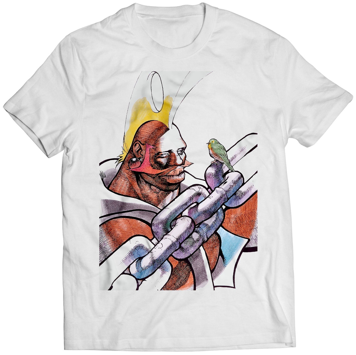 Rare Birdie With Birdie Premium Unisex T-shirt (Vectorized Design)