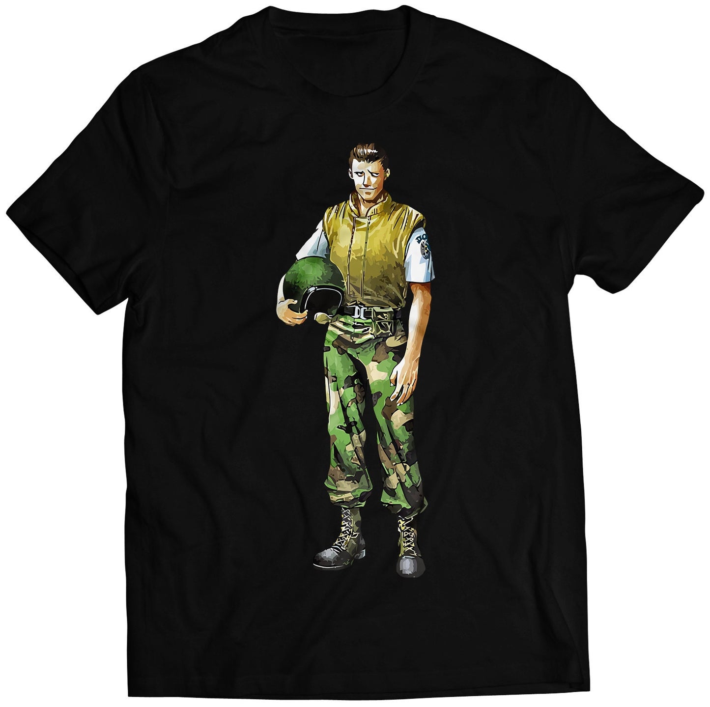 Brad Vickers Original Biohazard Residence Evil Premium Unisex T-shirt (Vectorized Design)